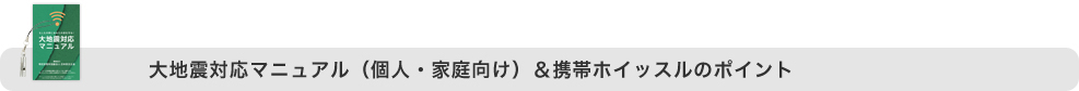 大地震対応マニュアル(テンプレート)のポイント